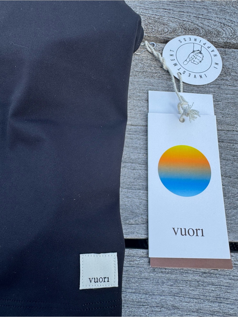 VUORI Dynamic Tank black SIZE small NWT - Picture 4 of 9